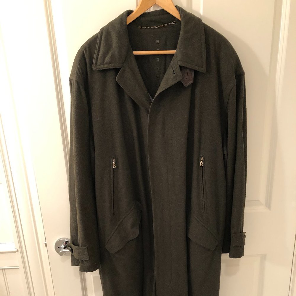 Bogner Men's Loden Wool Overcoat